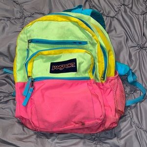 Neon Jansport backpack